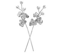 Ipetboom 2 Pièces Hair Pins For Women Vintage Chinese Butterfly Hair Sticks With Fine Brushed Finish For Hanfu Wedding Daily Styling