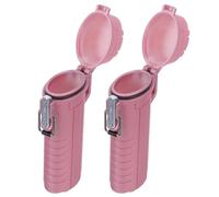 Ipetboom 2 Pièces Housse pour Briquet Rose Doré Étui de Protection Antichoc et Étanche Léger Résistance Aux Rayures pour Voyage et Activités Plein Air