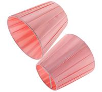 Ipetboom 2 pièces Lot de Abat Jours Plissés pour Lampe de Bureau et Lampadaire Remplaçants Élégants pour Éclairage Doux et Décoration Intérieure