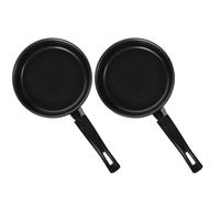 Ipetboom 2 pièces Mini Poêle Antiadhésive Set pour Omelettes Pancakes Œufs et Steaks Compatible Toutes Cuisinières Poêles Omelette et Pancake pour Usage Domestique et Restaurant
