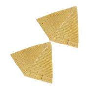 Ipetboom 2 Pièces Modèle Pyramide Résine Décorative Égyptienne Style Rétro pour Bureau et Intérieur Figurines Pyramidales Stables et Légères Ornement Créatif et