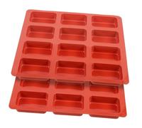 Ipetboom 2 pièces Moules Silicone pour Pâtisserie et Chocolat Moules à Biscuits et Mini Accessoires de Cuisson et pour Gâteaux Desserts et
