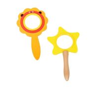 Ipetboom 2 pièces Observation Bois Loupe Éducative Légère et Robuste pour Garçons et Filles pour Explorer Insectes et Nature Extérieur