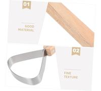 Ipetboom 2 pièces Outil de Découpe Cuir avec Manche Ergonomique et de Rangement Grattoir pour Préparation et Raclage de Peaux Kit Professionnel pour Travail Cuir et Projets DIY
