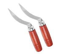 Ipetboom 2 Pièces Ouvre-Coquille De Noix De Grattoir À Manche En Ouvre-Noix De De Sécurité Ouvre-Poignée De Noix De Couteau À Noix De En Acier Extracteur