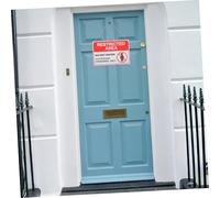 Ipetboom 2 Pièces Panneaux Métalliques Percés Do Not Enter pour Personnel Autorisé Signalisation Davertissement Résistante Aux Intempéries pour Intérieur et Extérieur Sécurité Propriété
