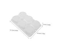 Ipetboom 2 Pièces Phoenix Mooncake Silicone Molds Non-stick Round Pastry Baking Tool For Mousse And Dessert