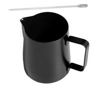 Ipetboom 2 pièces Pichet à Lait Acier Inoxydable avec Stylet Latte Art Mousseur Lait pour Cappuccino et Café Accessoire Facile à Nettoyer