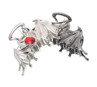 Ipetboom 2 pièces Pince à Cheveux Bat Wing Gothique Punk Accessoire et Compact pour Effrayantes Dhalloween Clip Griffes pour Filles et Femmes