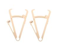 Ipetboom 2 pièces Pince de Mesure de Graisse Corporelle Résistante et Simple pour Hommes Femmes avec Tableau Interprétation Du Pourcentage de Graisse Abdominale Bras Hanches Jambes
