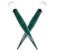 Ipetboom 2 Pièces Planteuse Manuelle pour Légumes et Bulbes avec Poignée Ergonomique en Acier Manganèse, Outil pour Percer des Trous en Jardinage Extérieur et Petites Exploitations