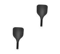 Ipetboom 2 Pièces Protecteur de Visage pour Salon Coiffure Écran Plastique Confortable Brume de Colorant et Spray Coiffant Noir pour Coupe et Teinture