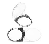 Ipetboom 2 Pièces Protection Bouton Alimentation Couvercle Anti-poussière Plastique pour Interrupteur à Bouton Poussoir Pc Lave-linge Lave-vaisselle et Ascenseur