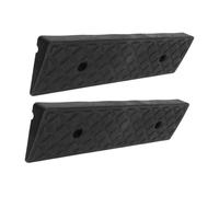 Ipetboom 2 pièces Rampe de Bordure Plastique Robuste pour Seuils Trottoirs et Allées Confortable pour Fauteuils Scooters et Véhicules