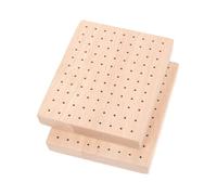 Ipetboom 2 pièces Socle Bois pour Poupées Argile DIY Base Multifonctionnelle Stable pour Séchage et Présentation de Figurines Support Pratique pour Modèles Artisanaux Lot
