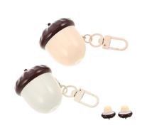 Ipetboom 2 Pièces Soin des Lèvres Hydratant et Non Gras Format Voyage Forme de Châtaigne pour Garçon Fille et Tout-petits