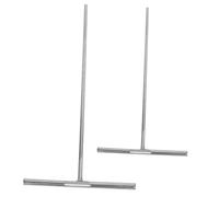 Ipetboom 2 pièces Spatule Acier Inoxydable Râteau Étaleur Pâte Ustensile Cuisine pour Poêlée et Crêpière Outil pour Pancakes Maison