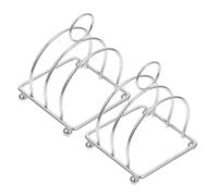 Ipetboom 2 Pièces Support à Acier Inoxydable pour Organiser Toast et Outils de Cuisine pour Restaurants et Maisons avec Design Compact et Moderne