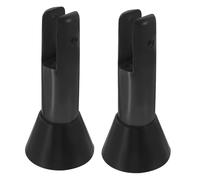 Ipetboom 2 pièces Support de Cloison Toilette Plastique Ajustable Pied Appui Robuste pour Salle de Bain Accessoire de Fixation Stable et Esthétique Lot