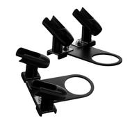 Ipetboom 2 Pièces Support Double pour Stylo Spray Organisateur de Bureau pour Aérographe et Pinceaux Support Pratique pour Artistes et Maquillage Accessoire Durable