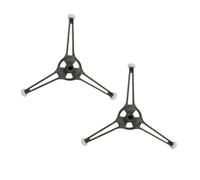 Ipetboom 2 pièces Support Micro-ondes Verre Résistant Support pour Plateau Tournant Compatible Four Combiné et Traditionnel Facile à Installer et Nettoyer