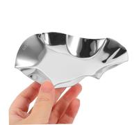 Ipetboom 2 pièces Support pour Huîtres Acier Inoxydable Plateau Multifonction pour Sauce et Cuillères Chaleur pour Buffet et Cuisine Quotidienne