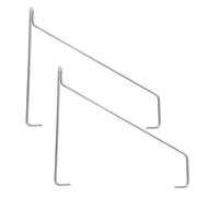 Ipetboom 2 pièces Supports Muraux Acier Inoxydable pour Étagères Flottantes Lot de Équerres Robustes Fixation Murale Pratique pour Étagères pour Gestion Optimisée de Espace