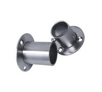 Ipetboom 2 pièces Supports pour Tringle Ronde Lot de Fixation Robuste pour Barre de Penderie et Garde Robe Accessoires Métalliques pour Meubles Support et Facile à Installer