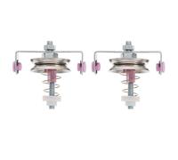 Ipetboom 2 pièces Tendeur pour Machine à Ourdir et Dessiner Accessoire Plastique et Fer Compatible Machine à Coudre et Métier à Ruban Lot