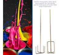 Ipetboom 2 pièces Tige de Mélange pour Perceuse à Manche Hexagonal Résistante et Mélangeur de Peinture et Enduit pour Usage Domestique et Chantier