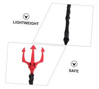 Ipetboom 2 Pièces Trident Plastique pour Halloween Accessoire Cosplay Sécurisé et Réaliste Décoration de Fête Lot Factices pour Festival