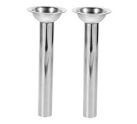 Ipetboom 2 pièces Tubes de Remplissage pour Saucisses Acier Inoxydable Entonnoirs Lisses Compatibles avec Hachoirs à Viande et Embosseurs Accessoires pour Outils de Remplissage de