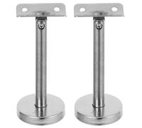 Ipetboom 2 supports de main courante muraux : support de main courante réglable pour rampe d'escalier - Pièces de rechange pour rampes 12 x 5 cm / 4,7 x 2 pouces