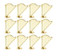 Ipetboom 20 Breloques de Harpe en Plastique Or pour Fabriquer Soi-même des Bijoux, Pendentifs Décoratifs pour Bracelets et Projets Créatifs DIY