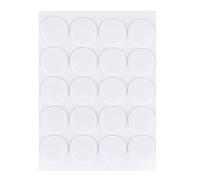 Ipetboom 20 Feuilles Autocollants de Mèche de Bougie Adhésifs pour Fabrication DIY Petits Disques Colle pour Maintien de Mèche la Cire Chaude Accessoires pour Bougies Soja et Cire Abeille