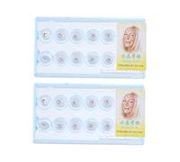 Ipetboom 20 Pièces Bijoux Dentaires Blancs Naturel Décoration Dents Avec Boîte Multifonctionnelle DIY Femme Homme Couleur
