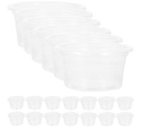 Ipetboom 20 Pièces Boîte à Eau pour Reptiles Plat De Nourriture pour Reptiles Plat De Gecko Nourriture Gecko Tasses De Rebord De Gecko Gobelets Gecko Plastique Python Animal Grimpant