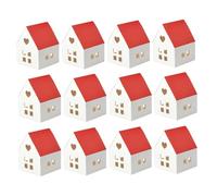 Ipetboom 20 Pièces Boîtes à Bonbons Carton Forme de Maison Boîtes de de Mariage Noël Blanches pour Événements Festifs et Célébrations