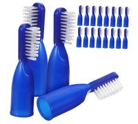 Ipetboom 20 pièces Brosse Dents Mini Portable Prison Lot Brosses à Dents Compactes Légères pour Détenus Poches Pratiques