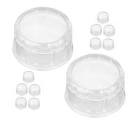 Ipetboom 20 pièces Couvercles Éclaboussures pour Shaker Couvercles Réutilisables pour Tasse à Bubble Tea et Milk Shaker Protection Éclaboussures pour Préparation Boissons Maison pour