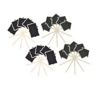 Ipetboom 20 pièces Étiquettes Jardin avec Piquets Pointe pour Plantes Pot Tableaux Ardoise Réutilisables pour Identification et Décoration Extérieure