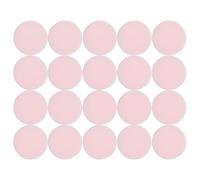 Ipetboom 20 Pièces Lot de Houppettes à Poudre Douces Coton avec Ruban Applicateurs Portables pour Maquillage de Mariage Contrôle Brillance Application Uniforme et Tenue Longue Durée