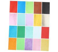 Ipetboom 20 pièces Mousse Pailletée Autocollante et Non Autocollante pour Bricolage DIY Papier et Légères