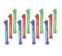 Ipetboom 20 Pièces Règle en Bois Dur de 14cm de Dinosaure Kawaii pour Garçon et Filles, Précision Robuste et Créativité Inspirante, pour Ateliers de Bricolage Couleur Couleur Aléatoire