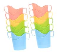 Ipetboom 20 pièces Support de Tasse Papier Brûlure Porte Tasse Multifonctionnel pour Café Thé et Boissons Chaudes Couleur Aléatoire pour Bars et Cafés Couleur Aléatoire Couleur Aléatoire
