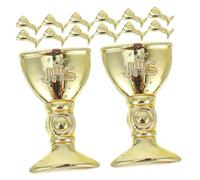 Ipetboom 200 Pièces Miniature Vintage Holy Cups For Wedding And Party Decor Portable Offering Supplies Lightweight Decorative Goblets For Worship And Celebrations