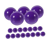 Ipetboom 20pièces Boules Creuses Rondes Plastique Accessoires De Jeu Colorés pour Loto Et Tombola Ouvrables Et Portables pour Activités Équipe