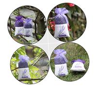 Ipetboom 22 pièces Sachets Vides Mousseline Lavande Sac Parfumé pour Armoires Voiture avec Motif Fleur Lavande Sac Cadeau Compact et Polyvalent