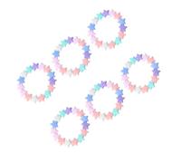 Ipetboom 24 pièces Lot de Bracelets Acryliques Étoile à Cinq Branches pour Garçon Fille Bracelets Fins et Faciles à Porter Bijoux Mode pour Filles Cadeau Anniversaire et Fête des Garçon