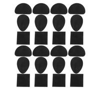 Ipetboom 24 pièces Lot de Protège-semelles Antidérapants Auto-adhésifs pour Talons Patins Caoutchouc Noir pour Avant-pied et Talon de Bruit et Usure Compatible Escarpins et Chaussures